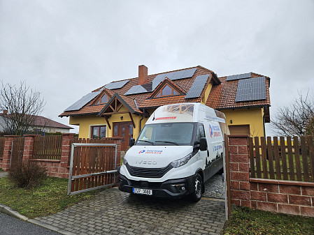 Izolace stropu rodinného domu v Přibyslavi na Havlíčkobrodsku